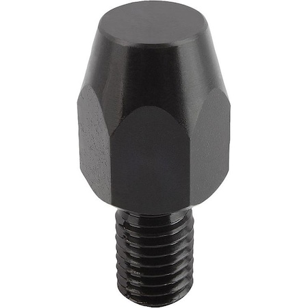 Kipp Screw Cap, 13 mm Dia, Black, Steel K0296.08